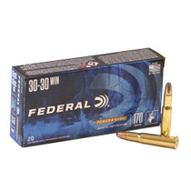 Federal Power-Shok Ammunition - 30-30 Winchester - 170 Grain Soft Point - 20 Rounds - Brass Case Federal Power-Shok Ammunition - 30-30 Winchester - 170 Grain Soft Point - 20 Rounds - Brass Case
