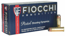 Fiocchi Ammunition - 44 Magnum - 240 Grain Jacketed Soft Point - 50 Rounds - Brass Case Fiocchi Ammunition - 44 Magnum - 240 Grain Jacketed Soft Point - 50 Rounds - Brass Case