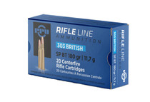 Prvi Partizan Ammunition - 303 British - 180 Grain Soft Point - 20 Rounds - Brass Case Prvi Partizan Ammunition - 303 British - 180 Grain Soft Point - 20 Rounds - Brass Case