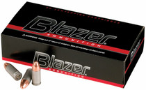 CCI Blazer Ammunition - 9 MM Luger - 115 Grain Full Metal Jacket - 50 Rounds - Aluminum Case
