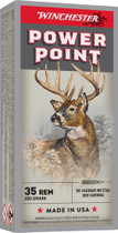 Winchester Super-X Ammunition - 35 Remington - 200 Grain Power Point - 20 Rounds - Brass Case Winchester Super-X Ammunition - 35 Remington - 200 Grain Power Point - 20 Rounds - Brass Case