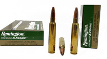 Remington Premier Ammunition - 338 Remington Ultra Mag - 250 Grain Swift A-Frame Soft Point - 20 Rounds - Brass Case Remington Premier Ammunition - 338 Remington Ultra Mag - 250 Grain Swift A-Frame Soft Point - 20 Rounds - Brass Case