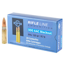 Prvi Partizan Ammunition - 300 AAC Blackout - 125 Grain Full Metal Jacket - 20 Rounds
