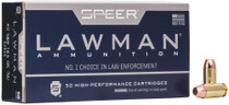 Speer Lawman Ammunition - 40 S&W - 165 Grain Total Metal Jacket - 50 Rounds - Brass Case Speer Lawman Ammunition - 40 S&W - 165 Grain Total Metal Jacket - 50 Rounds - Brass Case
