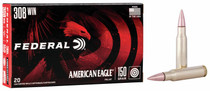 Federal American Eagle Ammunition - 308 Winchester - 150 Grain Full Metal Jacket Boat Tail - 20 Rounds - Brass Case Federal American Eagle Ammunition - 308 Winchester - 150 Grain Full Metal Jacket Boat Tail - 20 Rounds - Brass Case