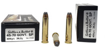 Sellier & Bellot Ammunition - 45-70 Government - 405 Grain Soft Point - 20 Rounds - Brass Case Sellier & Bellot Ammunition - 45-70 Government - 405 Grain Soft Point - 20 Rounds - Brass Case