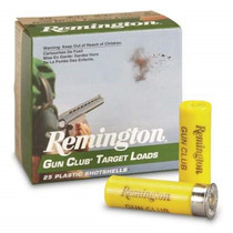 Remington Gun Club Ammunition - 20 Gauge - 2 3/4" - 2 1/2 DR. EQ.  - 7/8 oz. - 9 Shot - 25 Rounds Remington Gun Club Ammunition - 20 Gauge - 2 3/4" - 2 1/2 DR. EQ.  - 7/8 oz. - 9 Shot - 25 Rounds