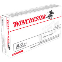 Winchester Ammunition - 300 AAC Blackout - 125 Grain Open Tip Range - 20 Rounds - Brass Case Winchester Ammunition - 300 AAC Blackout - 125 Grain Open Tip Range - 20 Rounds - Brass Case