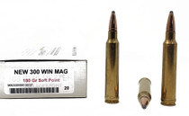 Miwall New Ammunition - 300 Winchester Magnum - 180 Grain Soft Point - 20 Rounds - Brass Case Miwall New Ammunition - 300 Winchester Magnum - 180 Grain Soft Point - 20 Rounds - Brass Case