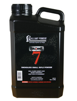Alliant Reloader 7 Smokeless Powder - 5Lb. ** ADULT SIGNATURE REQUIRED** SEE DETAILS IN DESCRIPTION Alliant Reloader 7 Smokeless Powder - 5Lb. ** ADULT SIGNATURE REQUIRED** SEE DETAILS IN DESCRIPTION