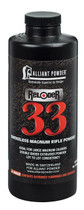 Alliant Reloder 33 Smokeless Powder - 1 Lb. ** ADULT SIGNATURE REQUIRED** SEE DETAILS IN DESCRIPTION Alliant Reloder 33 Smokeless Powder - 1 Lb. ** ADULT SIGNATURE REQUIRED** SEE DETAILS IN DESCRIPTION