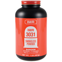 IMR 3031 Smokeless Powder - 1 Lb. ** ADULT SIGNATURE REQUIRED** SEE DETAILS IN DESCRIPTION IMR 3031 Smokeless Powder - 1 Lb. ** ADULT SIGNATURE REQUIRED** SEE DETAILS IN DESCRIPTION