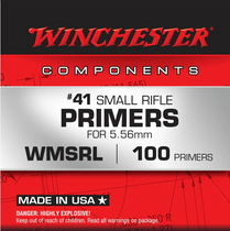 Winchester Small Rifle #41 Primers - 1000 Primers ** ADULT SIGNATURE REQUIRED** SEE DETAILS IN DESCRIPTION Winchester Small Rifle #41 Primers - 1000 Primers ** ADULT SIGNATURE REQUIRED** SEE DETAILS IN DESCRIPTION