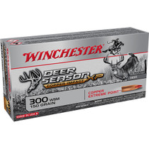 Winchester Deer Season Ammunition - 300 Winchester Short Magnum - 150 Grain Copper Extreme Point - 20 Rounds Winchester Deer Season Ammunition - 300 Winchester Short Magnum - 150 Grain Copper Extreme Point - 20 Rounds