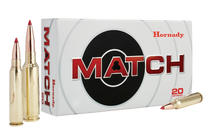 Hornady Match Ammunition - 6.5 Creedmoor - 140 Grain ELD Match - 20 Rounds - Brass Case Hornady Match Ammunition - 6.5 Creedmoor - 140 Grain ELD Match - 20 Rounds - Brass Case