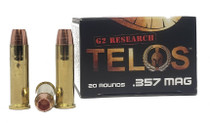 G2 Research Ammunition - 357 Mag - 105 Grain Copper Hollow Point - 20 Rounds - Brass Case