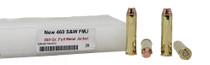 Miwall New Ammunition - 460 S&W Magnum - 250 Grain Full Metal Jacket - 20 Rounds - Brass Case