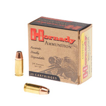 Hornady Custom Ammunition - 9 MM Luger - 147 Grain XTP Hollow Point - 25 Rounds - Brass Case Hornady Custom Ammunition - 9 MM Luger - 147 Grain XTP Hollow Point - 25 Rounds - Brass Case