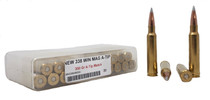 Miwall New Ammunition - 338 Winchester Magnum - 300 Grain A-Tip Match - 20 Rounds - Brass Case