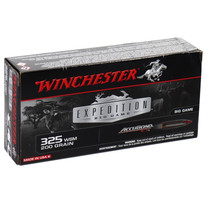 Winchester Expedition Ammunition - 325 Winchester Short Mag - 200 Grain Accubond CT Polymer Tip - 20 Rounds - Nickel Plated Brass Case