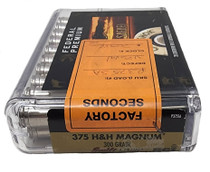 Federal Premium Ammunition - 375 H&H Magnum - 300 Grain Swift A-Frame - 20 Rounds - Factory Seconds