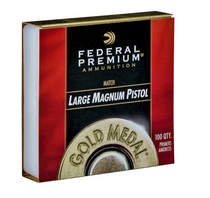 Federal Gold Medal Large Magnum Pistol Match Primers - 1000 Primers ** ADULT SIGNATURE REQUIRED** SEE DETAILS IN DESCRIPTION Federal Gold Medal Large Magnum Pistol Match Primers - 1000 Primers ** ADULT SIGNATURE REQUIRED** SEE DETAILS IN DESCRIPTION