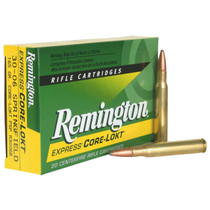 Remington Core-Lokt Ammunition - 30-06 Springfield - 165 Grain Core-Lokt PSP - 20 Rounds - Brass Case