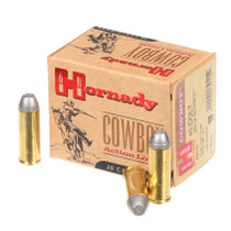 Hornady Cowboy Ammunition - 45 Long Colt - 255 Grain Cowboy - 20 Rounds - Brass Case Hornady Cowboy Ammunition - 45 Long Colt - 255 Grain Cowboy - 20 Rounds - Brass Case