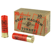 Hornady Heavy Magnum Ammunition - 12 Gauge - 3" Turkey - #5 Nickle Plated - 10 Rounds