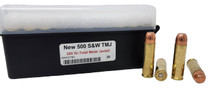 Miwall New Ammunition - 500 S&W Magnum - 350 Grain Full Metal Jacket - 20 Rounds - Brass Case