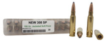 Miwall New Ammunition - 308 Winchester - 150 Grain Jacketed Soft Point - 20 Rounds - Brass Case Miwall New Ammunition - 308 Winchester - 150 Grain Jacketed Soft Point - 20 Rounds - Brass Case