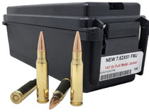 Miwall New Ammunition - 7.62X51 MM - 147 Grain Full Metal Jacket - 100 Rounds W/ Free Ammo Can Miwall New Ammunition - 7.62X51 MM - 147 Grain Full Metal Jacket - 100 Rounds W/ Free Ammo Can