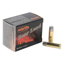 HSM Bear Load Ammunition - 44 Remington Magnum - 305 Grain Lead WFN - 20 Rounds - Brass Case