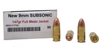 Miwall | 9 MM Luger 147gr FMJ | 50 Rounds
