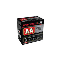 Winchester AA Ammunition - 12 Gauge - 2 3/4" - 1 1/8 Oz. - 2 3/4 DR. EQ. - 7 1/2 Lead Shot - 250 Rounds Winchester AA Ammunition - 12 Gauge - 2 3/4" - 1 1/8 Oz. - 2 3/4 DR. EQ. - 7 1/2 Lead Shot - 250 Rounds