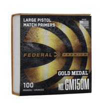 Federal Gold Medal Large Pistol Match Primers 1000 Primers