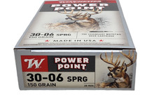 Winchester Super-X Ammunition - 30-06 Springfield - 150 Grain Power Point - 20 Rounds - Brass Case Winchester Super-X Ammunition - 30-06 Springfield - 150 Grain Power Point - 20 Rounds - Brass Case