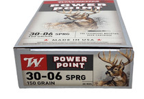 Winchester Super-X Ammunition - 30-06 Springfield - 150 Grain Power Point - 20 Rounds - Brass Case