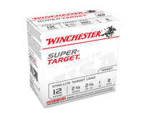 Winchester Super-Target Ammunition - 12 Gauge - 2 3/4" - 1 Oz. - 2 3/4 DR. EQ - 250 Rounds Winchester Super-Target Ammunition - 12 Gauge - 2 3/4" - 1 Oz. - 2 3/4 DR. EQ - 250 Rounds