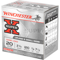 Winchester Super-X Ammunition - 20 Gauge - 2 3/4" - 7/8 Oz. - 7.5 Lead Shot - 250 Rounds Winchester Super-X Ammunition - 20 Gauge - 2 3/4" - 7/8 Oz. - 7.5 Lead Shot - 250 Rounds