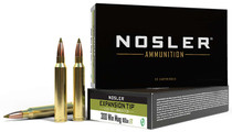 Nosler Lead Free Ammunition - 300 Winchester Magnum - 180 Grain Expansion Tip - 20 Rounds
