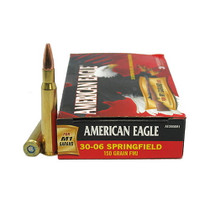 Federal American Eagle Ammunition - 30-06 Springfield - 150 Grain Full Metal Jacket - 20 Rounds Federal American Eagle Ammunition - 30-06 Springfield - 150 Grain Full Metal Jacket - 20 Rounds