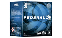 Federal Top Gun Ammunition - 20 Gauge - 2 3/4" - 7/8 Oz. - 2 3/4 DRAM EQ. - 8 Lead Shot - 250 Rounds