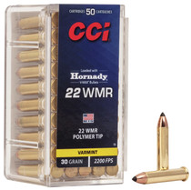 CCI Ammunition - 22 Winchester Magnum - 30 Grain V-Max - 50 Rounds CCI Ammunition - 22 Winchester Magnum - 30 Grain V-Max - 50 Rounds