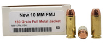 Miwall New Ammunition - 10 MM Auto - 180 Grain Full Metal Jacket - 50 Rounds - Brass Case Miwall New Ammunition - 10 MM Auto - 180 Grain Full Metal Jacket - 50 Rounds - Brass Case