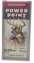 Winchester Ammunition - 22-250 Remington - 64 Grain Power Point - 20 Rounds Winchester Ammunition - 22-250 Remington - 64 Grain Power Point - 20 Rounds
