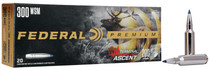 Federal Premium Ammunition - 300 Winchester Short Magnum - 200 Grain Terminal Ascent - 20 Rounds