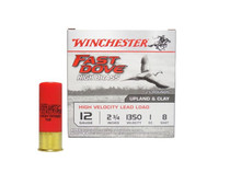 Winchester Fast Dove High Brass - 12 Gauge - 2 3/4" - 8 Lead Shot - 25 Rounds Winchester Fast Dove High Brass - 12 Gauge - 2 3/4" - 8 Lead Shot - 25 Rounds