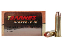 Barnes Vor-TX Ammunition - 357 Magnum - 140 Grain XBP Hollow point - 20 Rounds Barnes Vor-TX Ammunition - 357 Magnum - 140 Grain XBP Hollow point - 20 Rounds