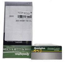 Remington Core-Lokt Ammunition - 300 Winchester Short Magnum - 150 Grain Soft Point - 20 Rounds - FACTORY SECONDS Remington Core-Lokt Ammunition - 300 Winchester Short Magnum - 150 Grain Soft Point - 20 Rounds - FACTORY SECONDS